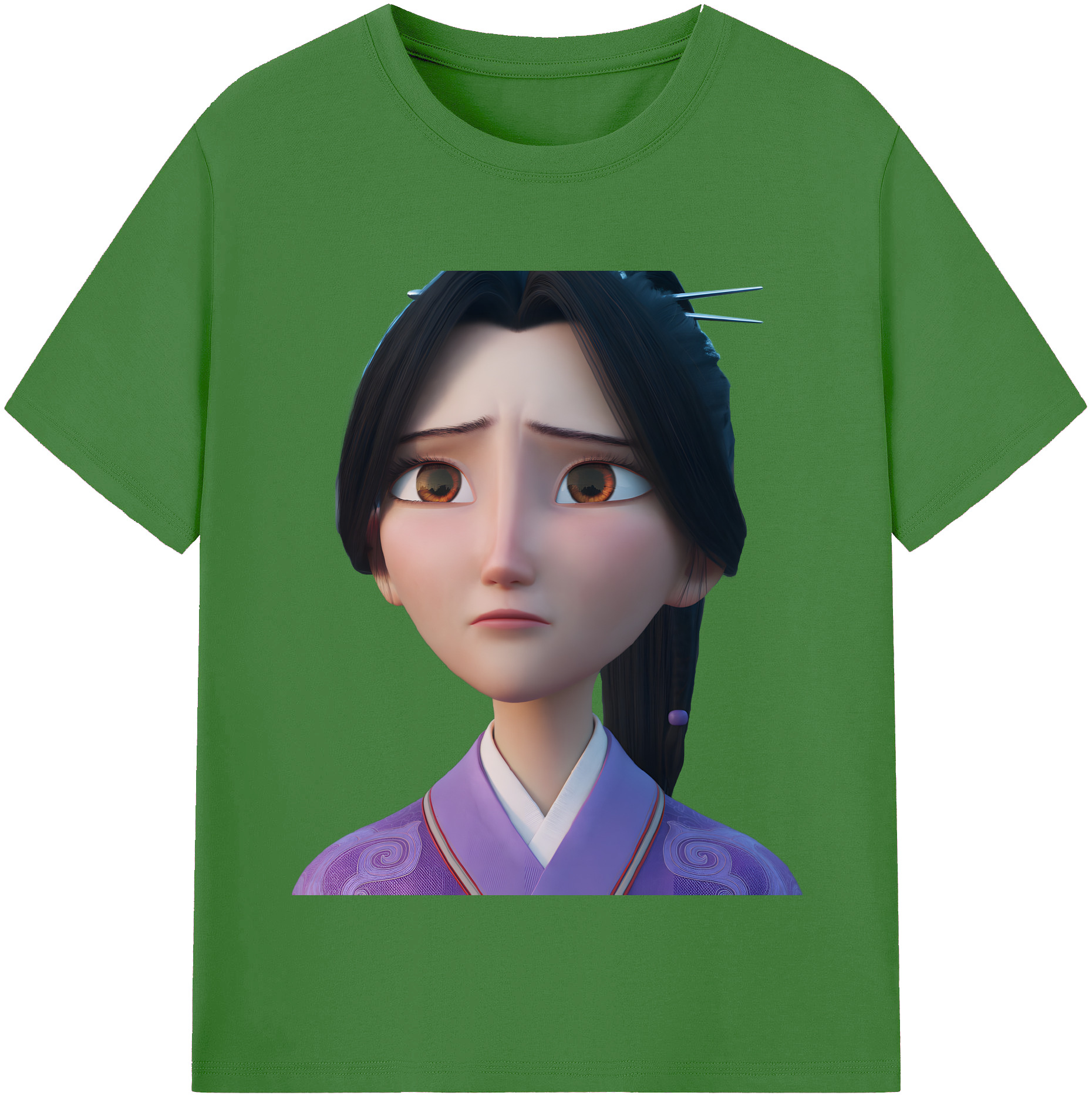 （画像用） Ne Zha 2 ナタ 魔童の大暴れ レディースカジュアルプリントTシャツ（綿100％）
